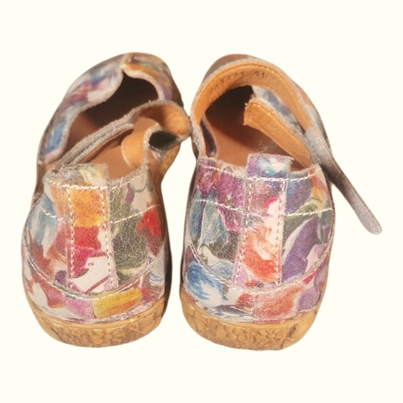 Josef Seibel Women's Floral Velcro Ankle Strap Rosalie 42 Handstitch EU 41 - Picture 4 of 9